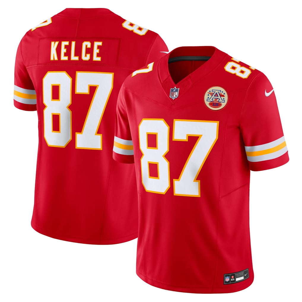 Men's Kansas City Chiefs Travis Kelce Nike Red Vapor F.U.S.E. Limited Jersey - Image 2