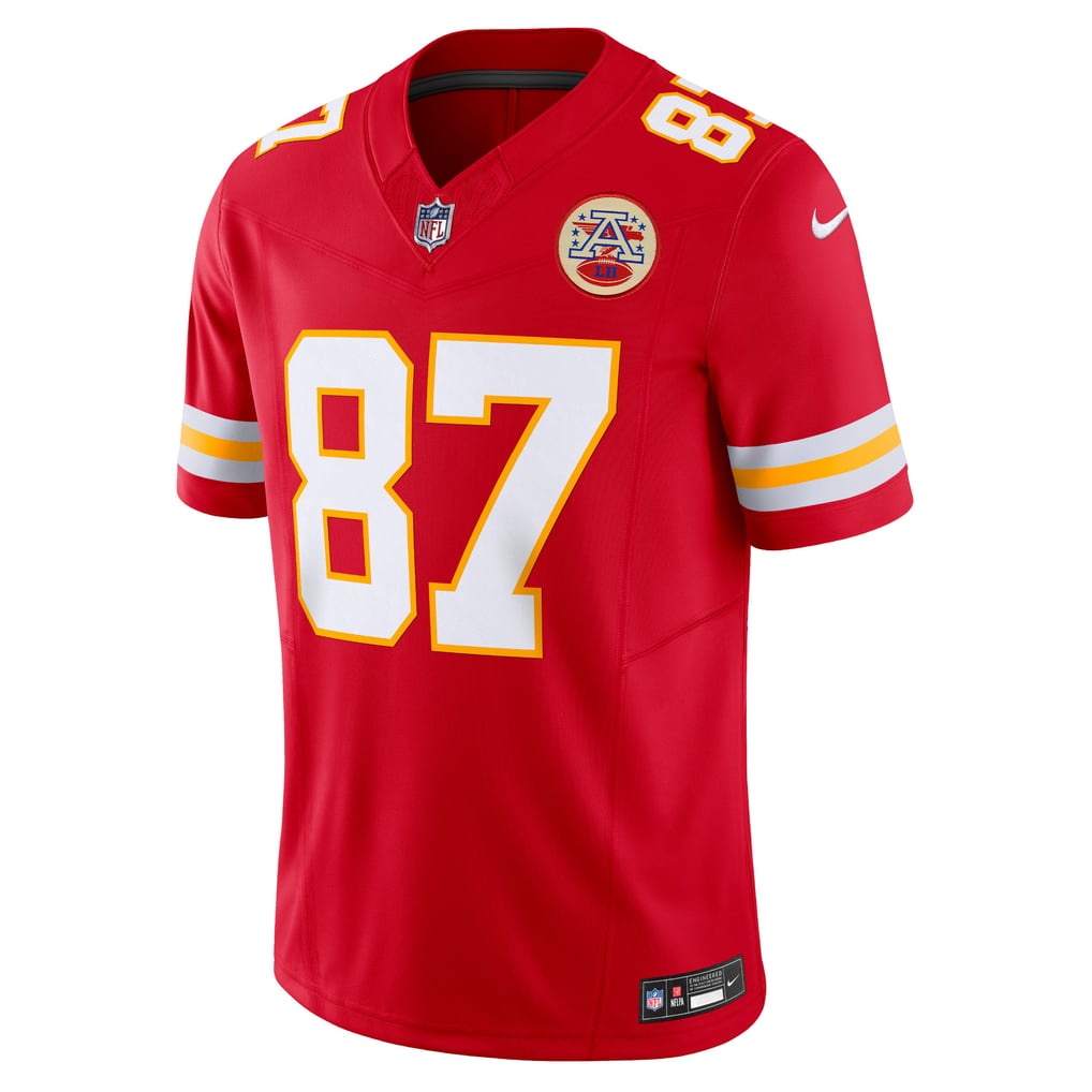 Men's Kansas City Chiefs Travis Kelce Nike Red Vapor F.U.S.E. Limited Jersey - Image 3