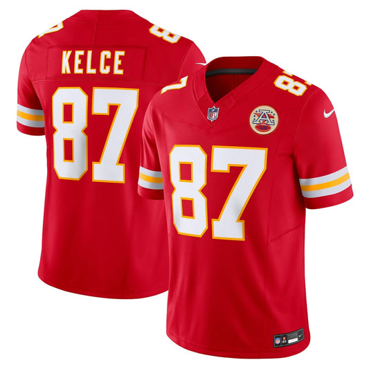 Men's Kansas City Chiefs Travis Kelce Nike Red Vapor F.U.S.E. Limited Jersey - Image 1