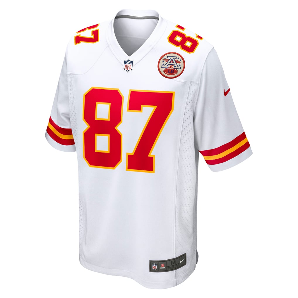 Men's Kansas City Chiefs Travis Kelce Nike White Player Game Jersey - Image 3