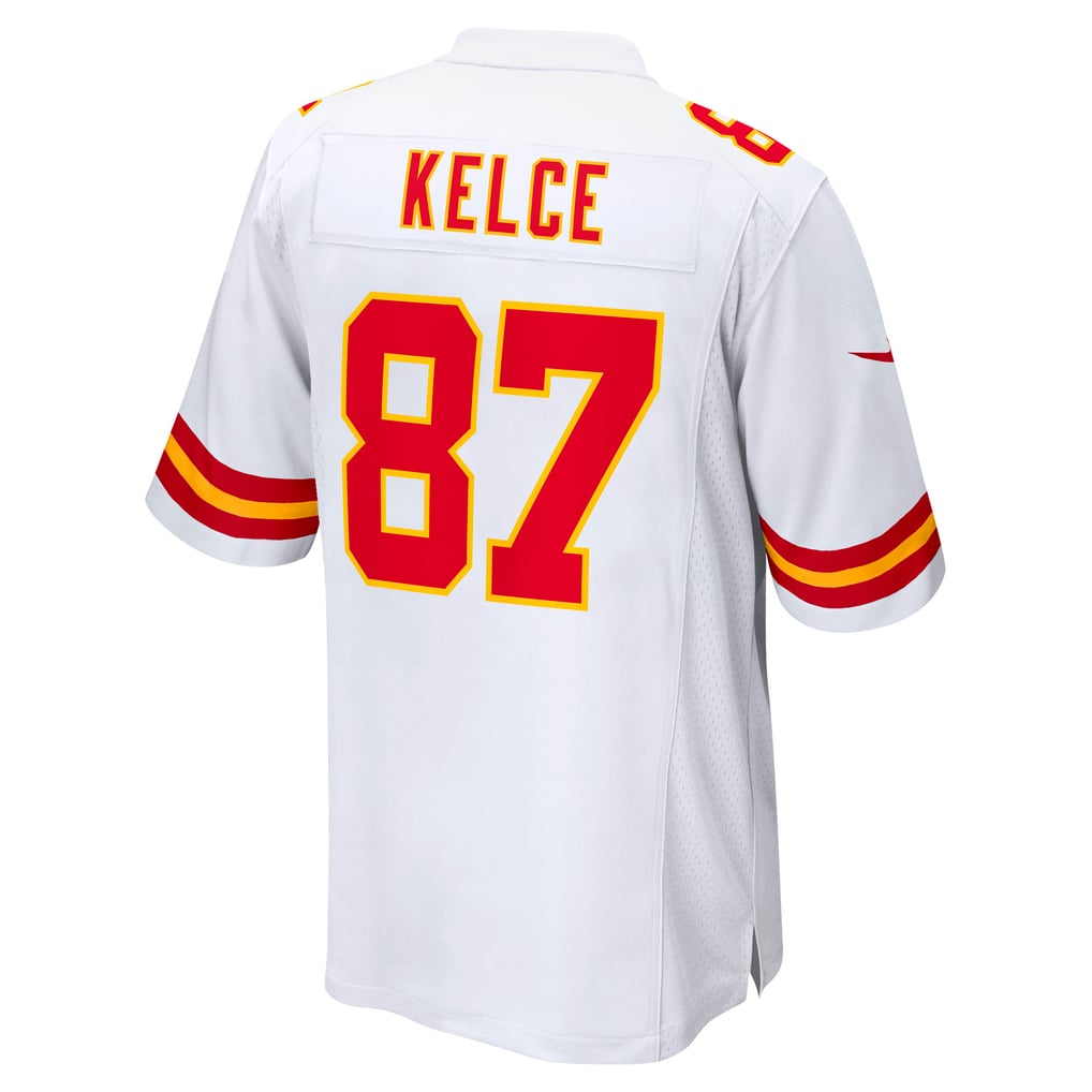 Men's Kansas City Chiefs Travis Kelce Nike White Player Game Jersey - Image 4