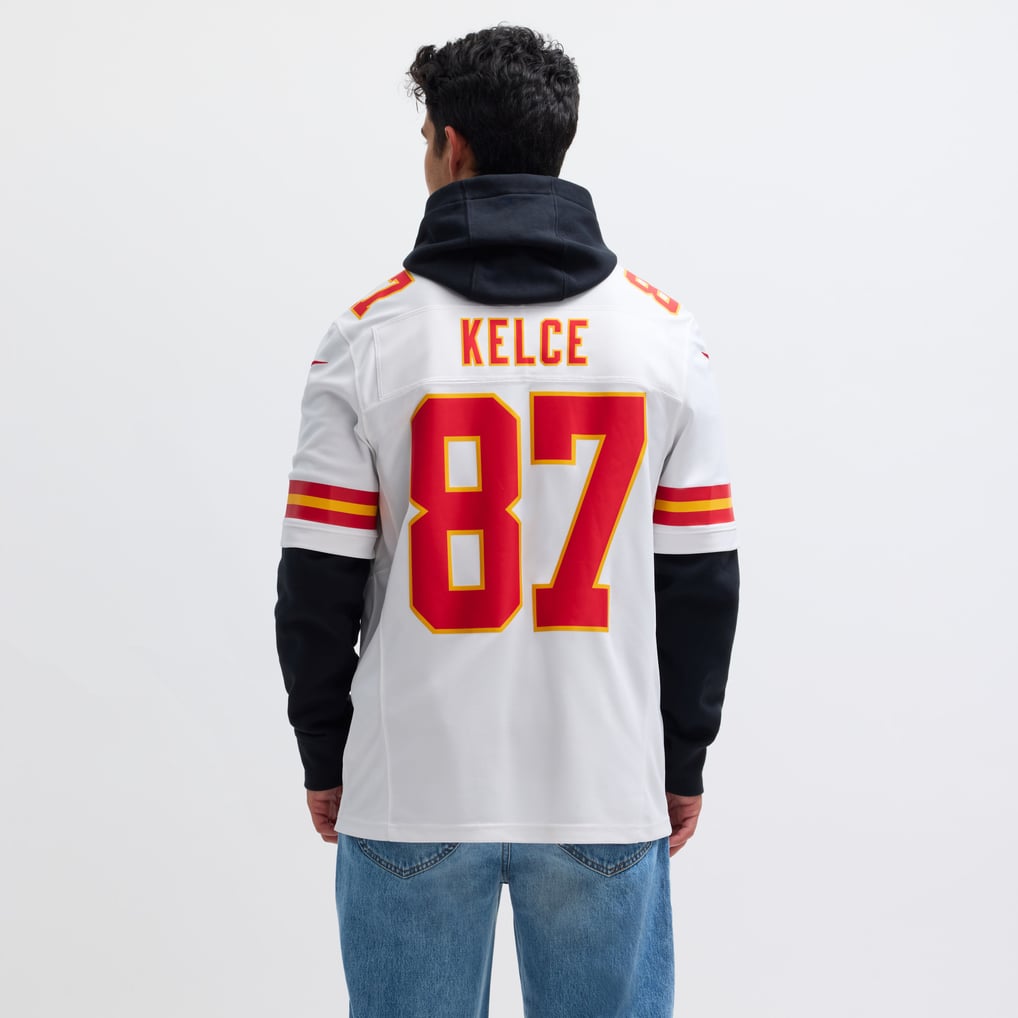 Men's Kansas City Chiefs Travis Kelce Nike White Vapor F.U.S.E. Limited Jersey - Image 6