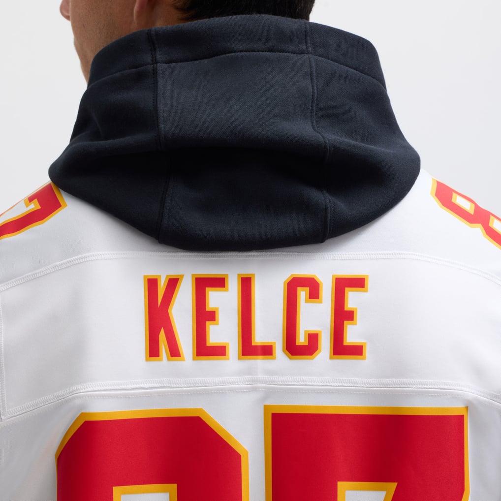 Men's Kansas City Chiefs Travis Kelce Nike White Vapor F.U.S.E. Limited Jersey - Image 9