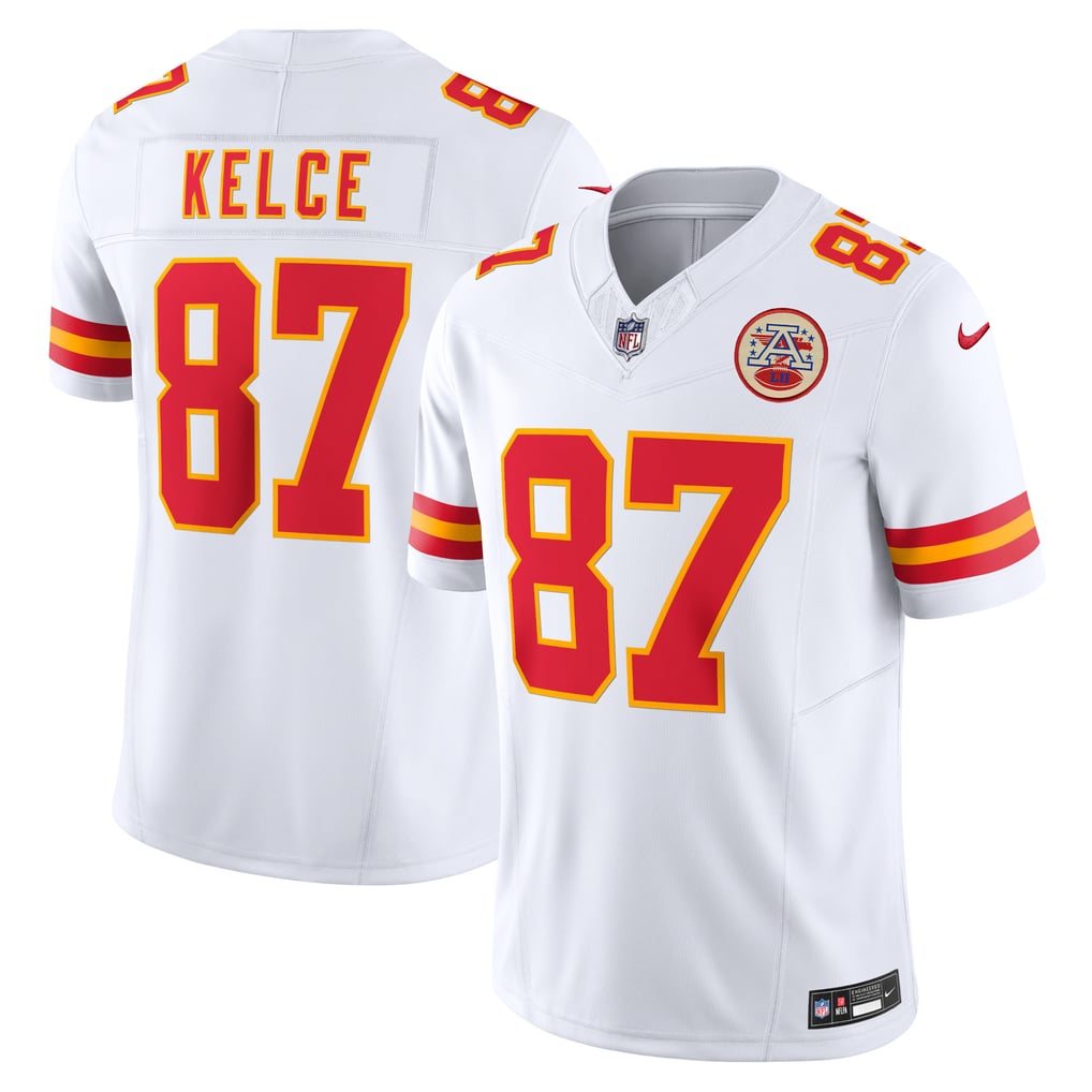 Men's Kansas City Chiefs Travis Kelce Nike White Vapor F.U.S.E. Limited Jersey - Image 1