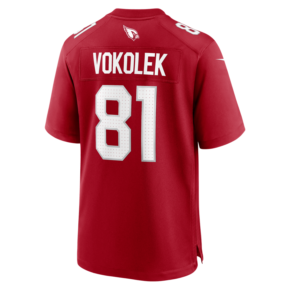 Men's Arizona Cardinals Travis Vokolek Nike  Cardinal Team Game Jersey - Image 4