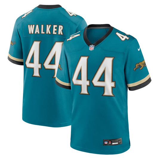 Men's Jacksonville Jaguars Travon Walker Nike Teal Prowler Throwback Player Game Jersey - Image 1
