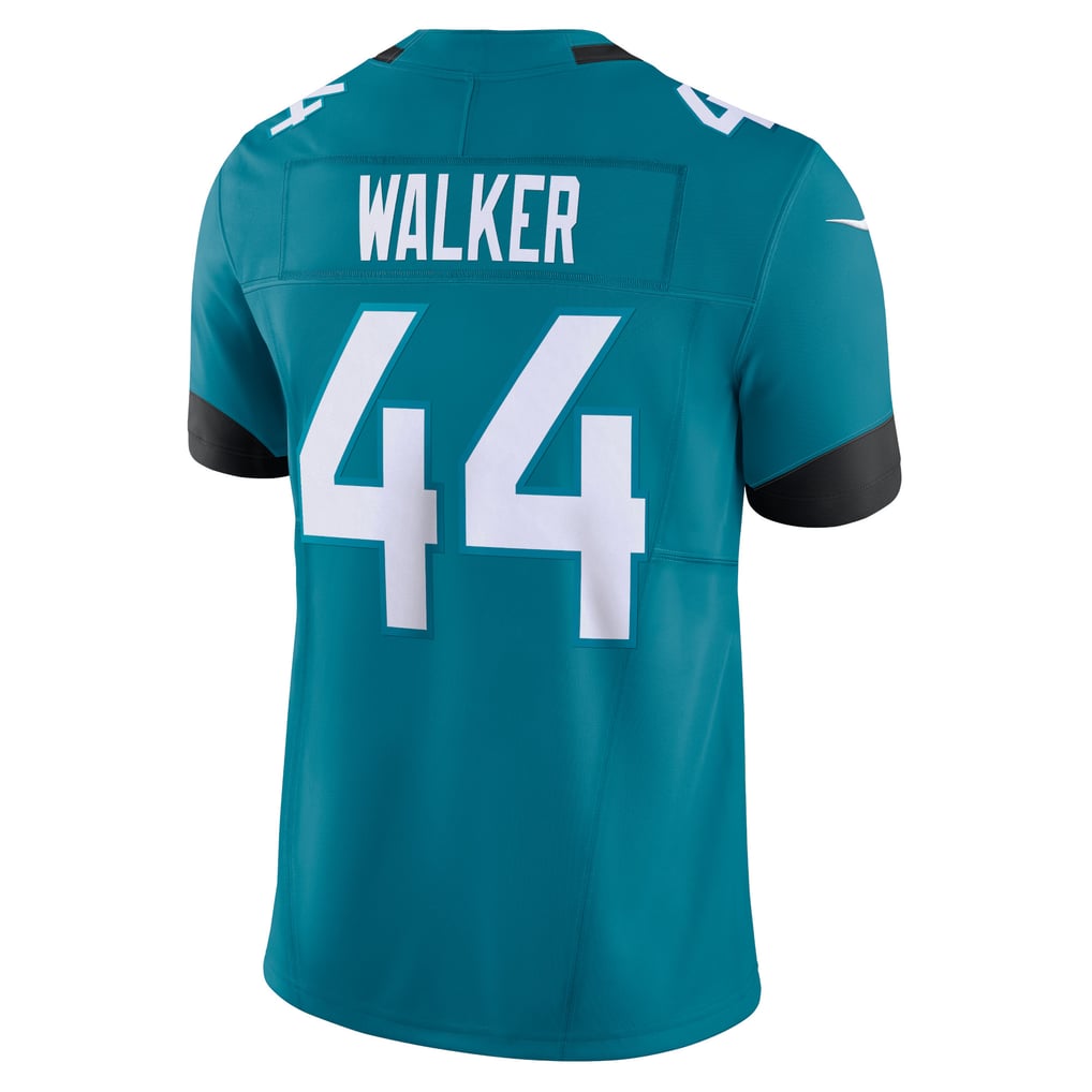 Men's Jacksonville Jaguars Travon Walker Nike Teal Vapor F.U.S.E. Limited Jersey - Image 4