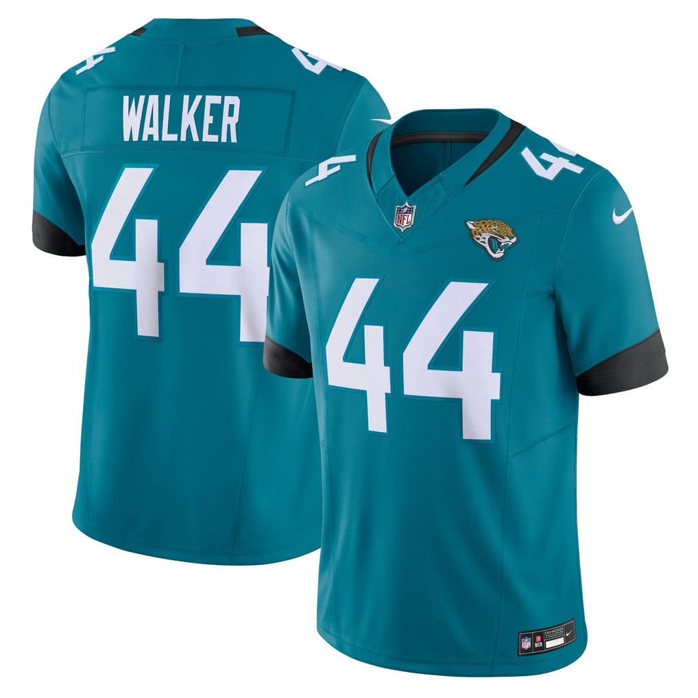 Men's Jacksonville Jaguars Travon Walker Nike Teal Vapor F.U.S.E. Limited Jersey - Image 1