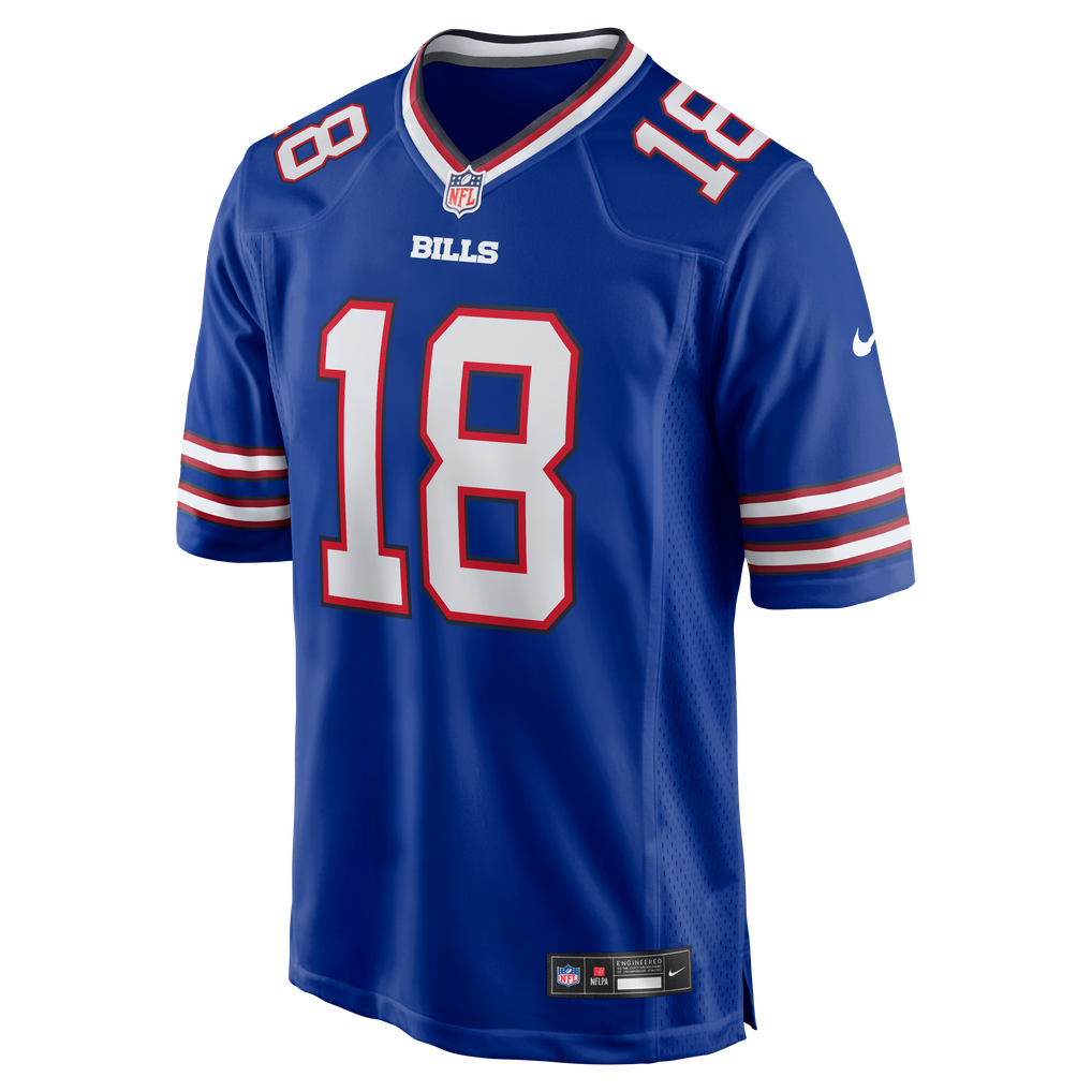Men's Buffalo Bills Trent Sherfield Sr. Nike Royal Team Game Jersey - Image 5