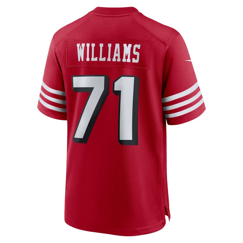 Men's San Francisco 49ers Trent Williams Nike Scarlet Alternate Game Jersey - Image 4