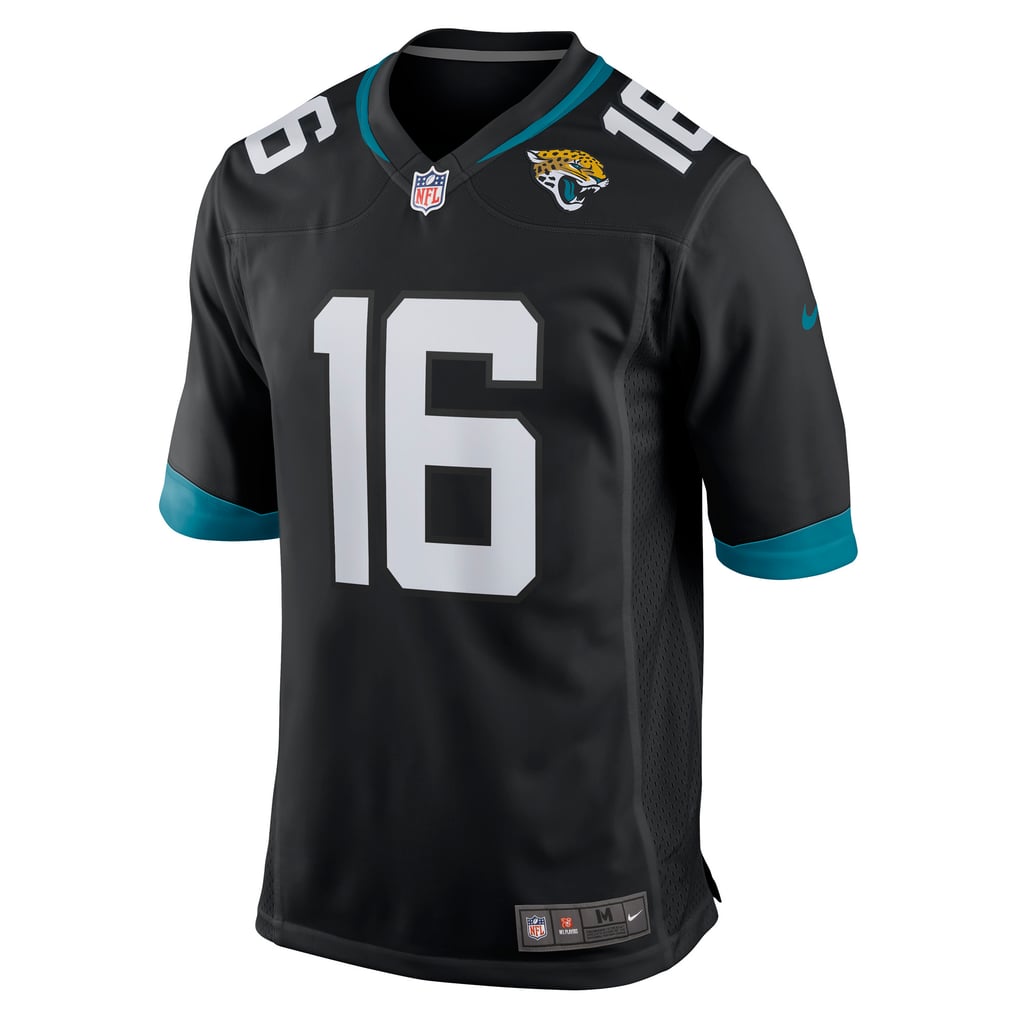 Men's Jacksonville Jaguars Trevor Lawrence Nike Black Alternate Game Jersey - Image 3