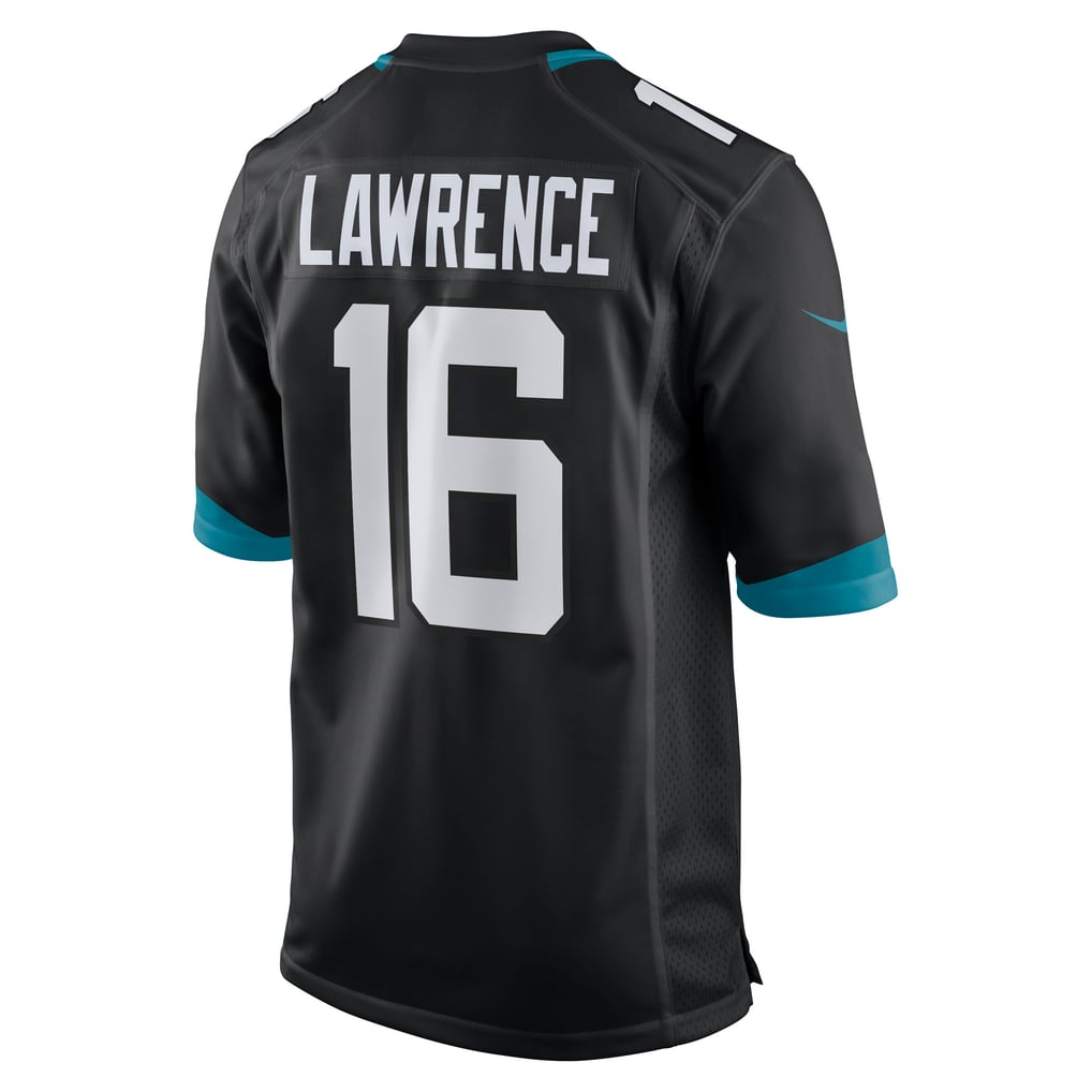 Men's Jacksonville Jaguars Trevor Lawrence Nike Black Alternate Game Jersey - Image 4