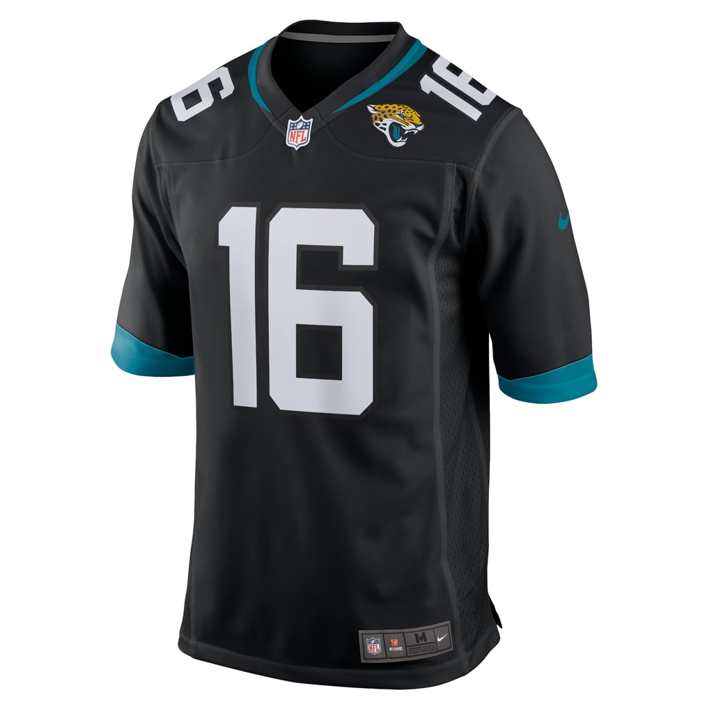 Men's Jacksonville Jaguars Trevor Lawrence Nike Black Alternate Game Jersey - Image 3