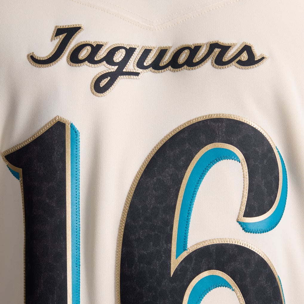 Men's Jacksonville Jaguars Trevor Lawrence Nike Natural 2026 Rivalries Collection Stitched Limited Jersey - Image 20