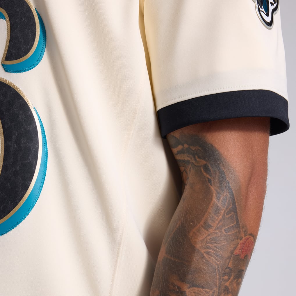 Men's Jacksonville Jaguars Trevor Lawrence Nike Natural 2026 Rivalries Collection Stitched Limited Jersey - Image 22