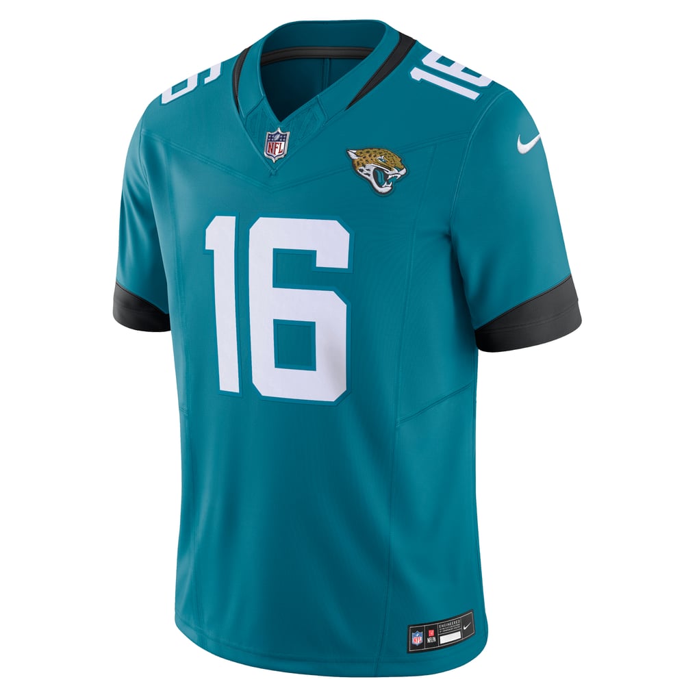 Men's Jacksonville Jaguars Trevor Lawrence Nike Teal Vapor F.U.S.E. Limited Jersey - Image 3