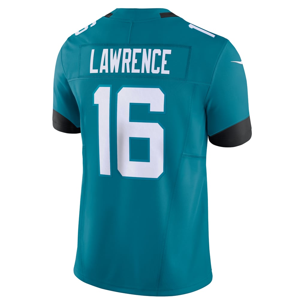Men's Jacksonville Jaguars Trevor Lawrence Nike Teal Vapor F.U.S.E. Limited Jersey - Image 4