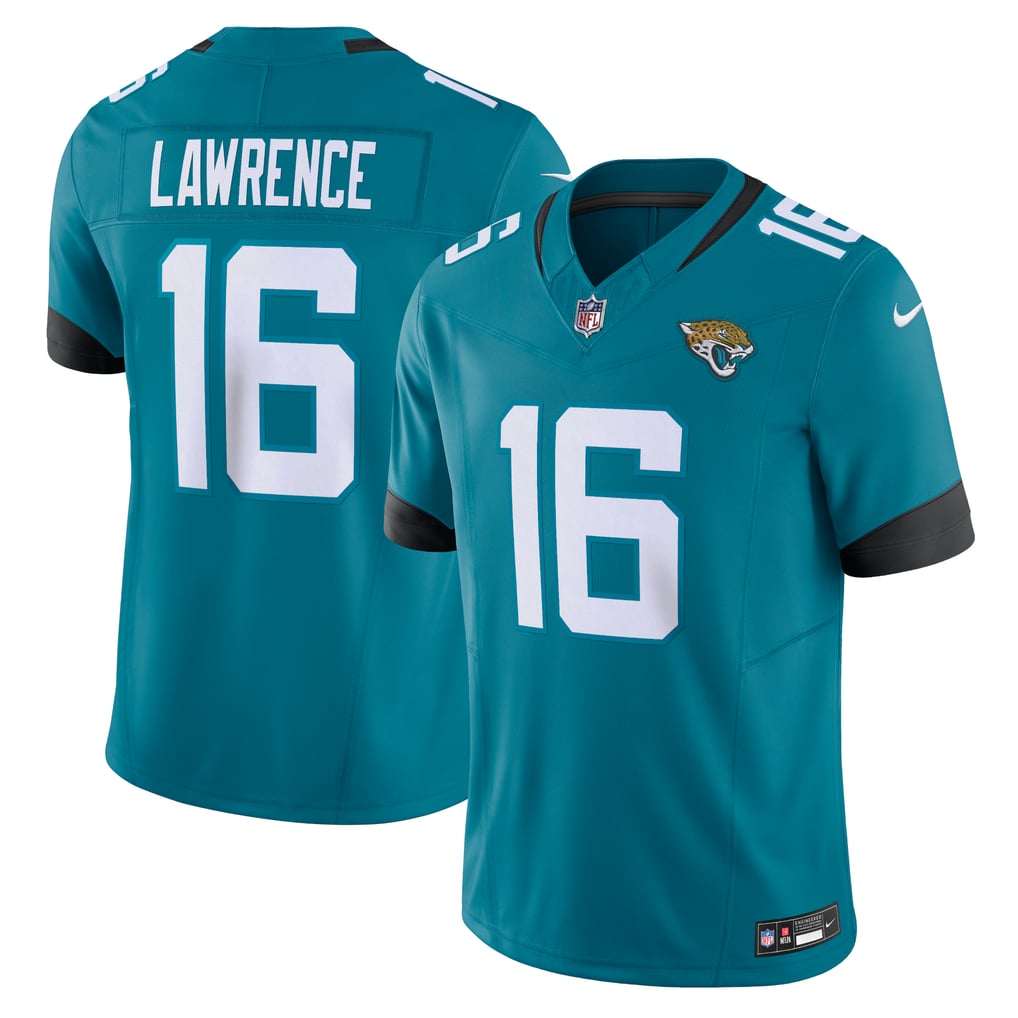 Men's Jacksonville Jaguars Trevor Lawrence Nike Teal Vapor F.U.S.E. Limited Jersey - Image 1