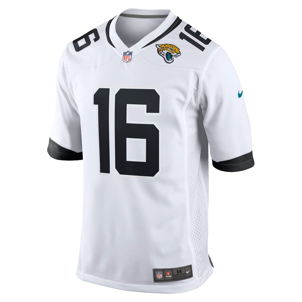 Men's Jacksonville Jaguars Trevor Lawrence Nike White Game Jersey - Image 3