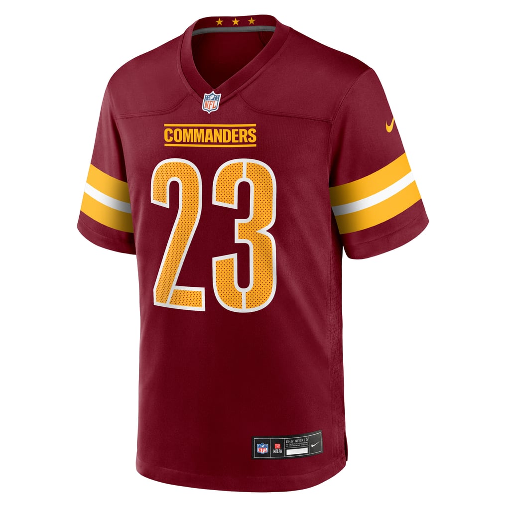 Men's Washington Commanders Trey Amos Nike  Burgundy Team Game Jersey - Image 3