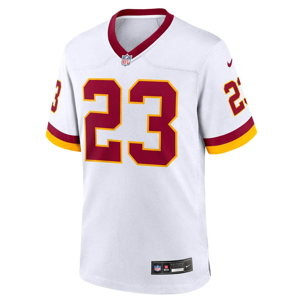 Men's Washington Commanders Trey Amos Nike White Game Super Bowl Era Jersey - Image 3