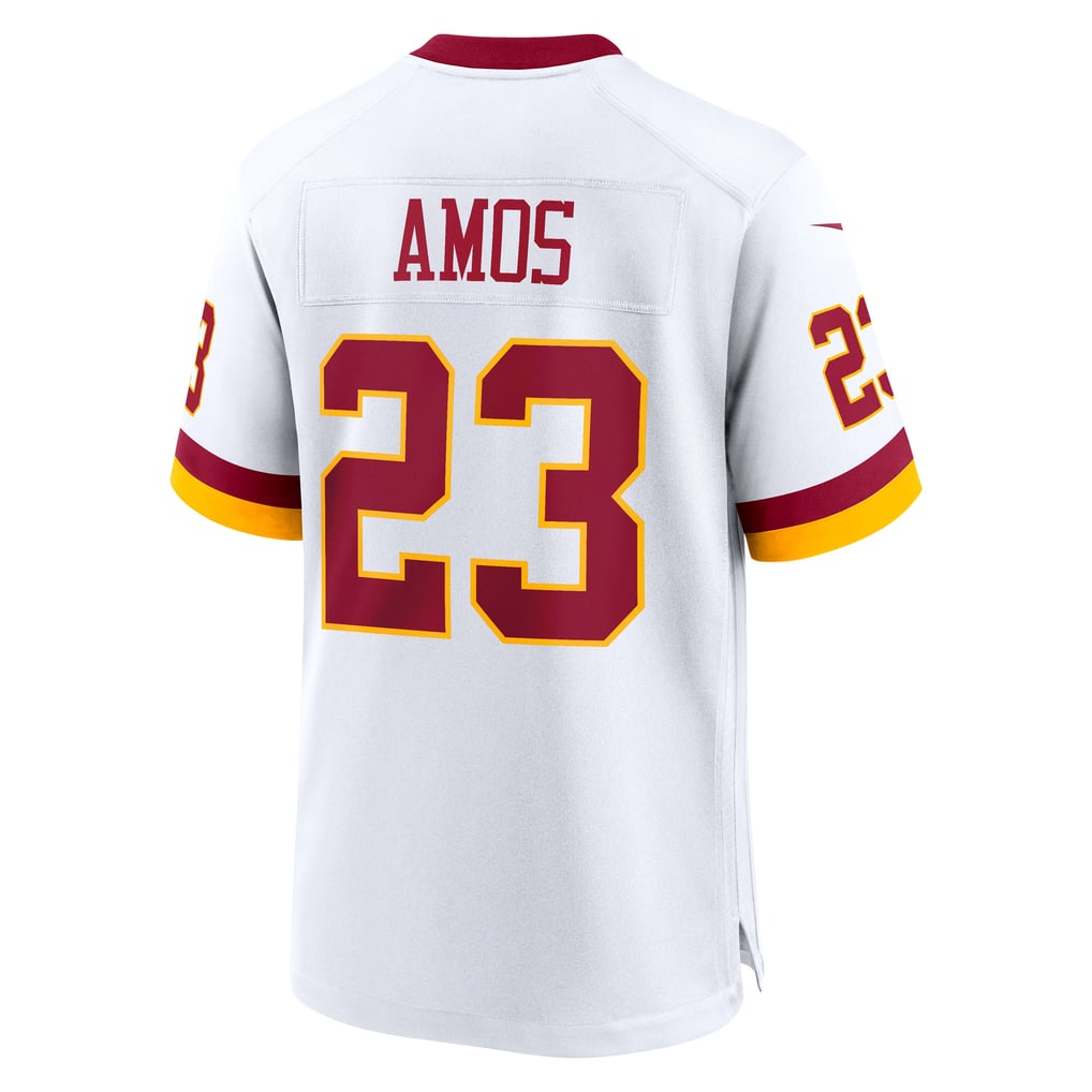 Men's Washington Commanders Trey Amos Nike White Game Super Bowl Era Jersey - Image 4