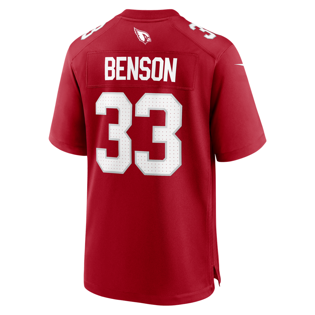 Men's Arizona Cardinals Trey Benson Nike  Cardinal Team Game Jersey - Image 4