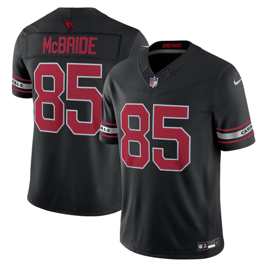 Men's Arizona Cardinals Trey McBride Nike Black Alternate Vapor F.U.S.E. Stitched Limited Jersey - Image 1