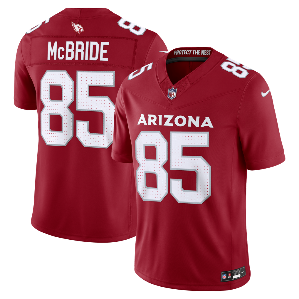 Men's Arizona Cardinals Trey McBride Nike Cardinal Team Vapor F.U.S.E. Stitched Limited Jersey - Image 2