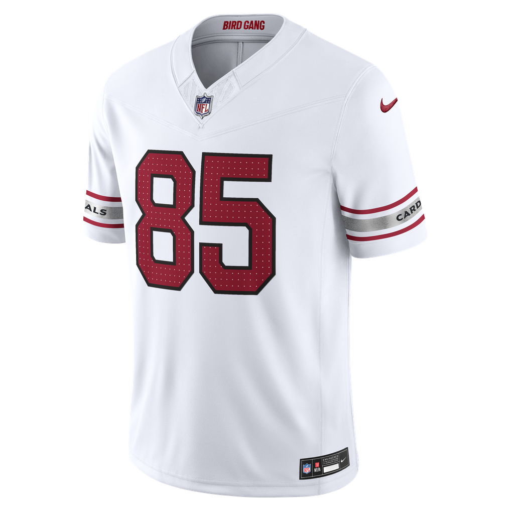 Men's Arizona Cardinals Trey McBride Nike White Vapor F.U.S.E. Stitched Limited Jersey - Image 3