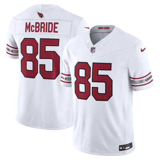 Men's Arizona Cardinals Trey McBride Nike White Vapor F.U.S.E. Stitched Limited Jersey - Image 1