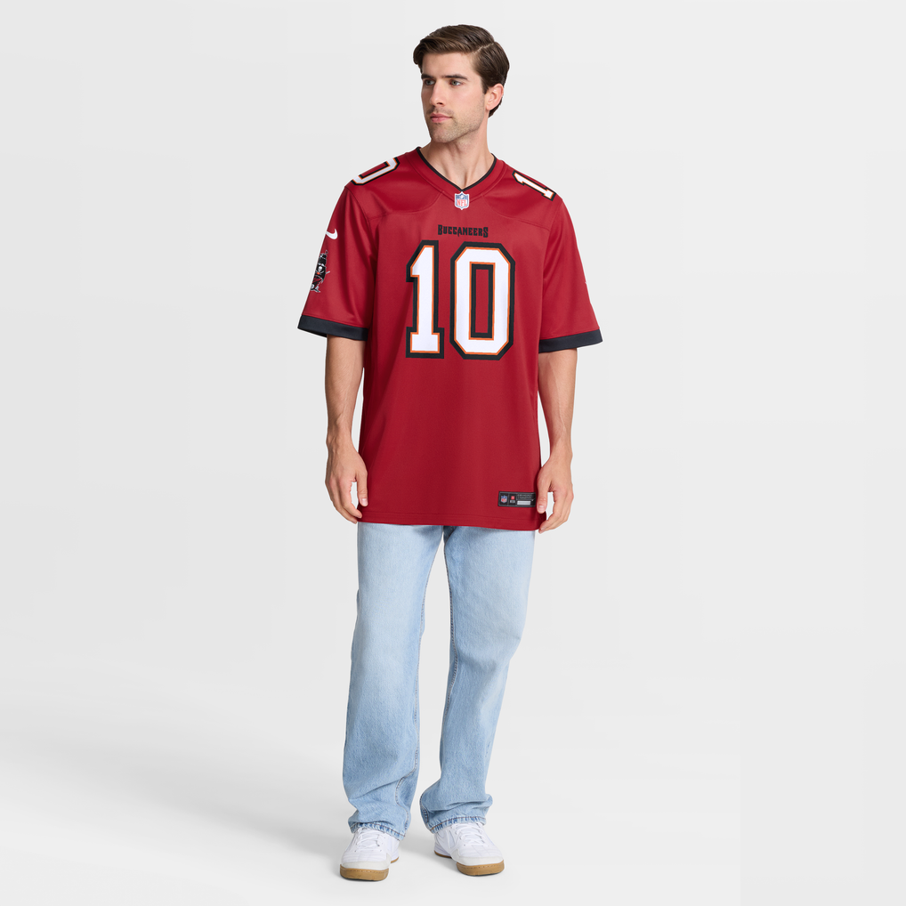 Men's Tampa Bay Buccaneers Trey Palmer Nike  Red  Game Jersey - Image 8