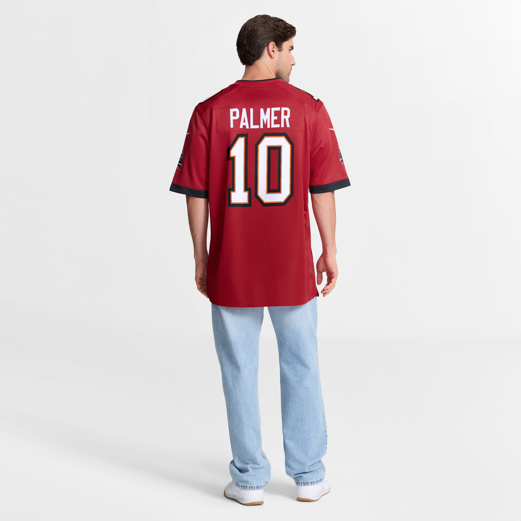 Men's Tampa Bay Buccaneers Trey Palmer Nike  Red  Game Jersey - Image 9