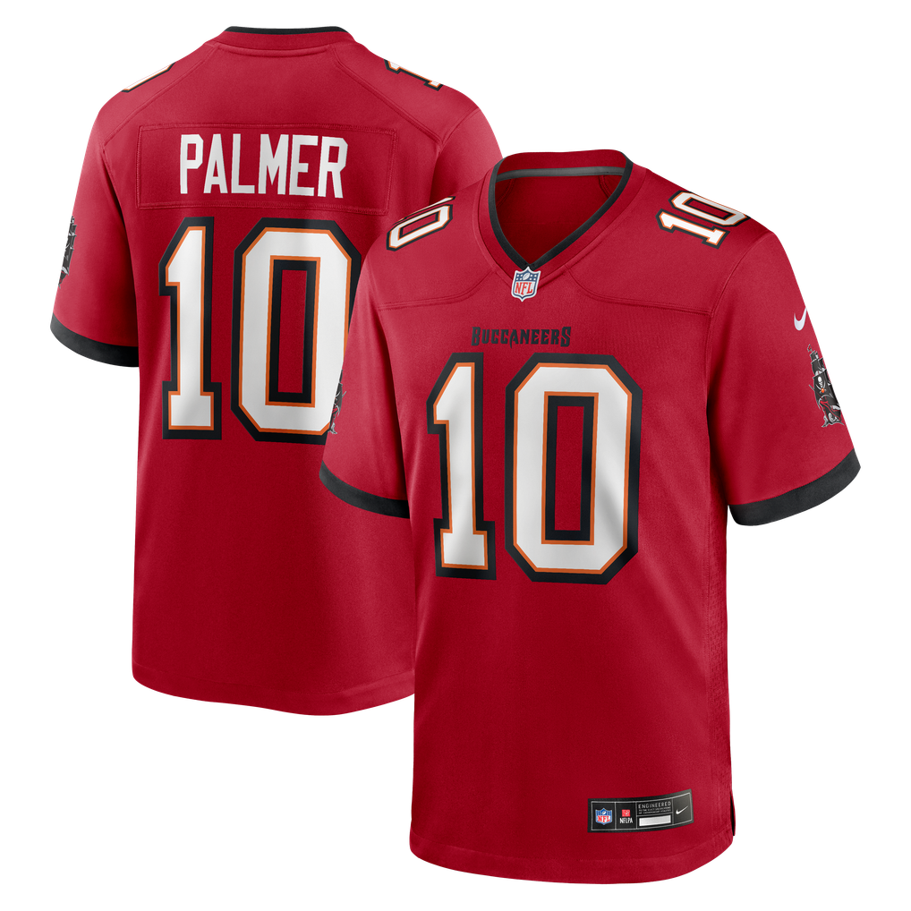 Men's Tampa Bay Buccaneers Trey Palmer Nike  Red  Game Jersey - Image 2