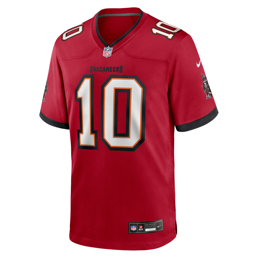 Men's Tampa Bay Buccaneers Trey Palmer Nike  Red  Game Jersey - Image 3