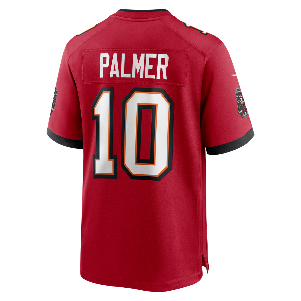 Men's Tampa Bay Buccaneers Trey Palmer Nike  Red  Game Jersey - Image 4