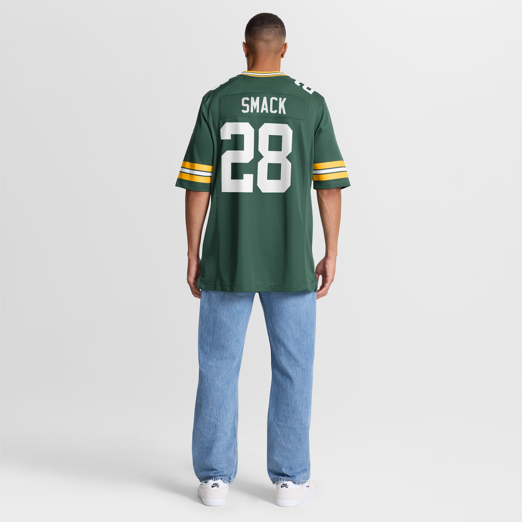 Men's Green Bay Packers Trey Smack Nike Green Team Game Jersey - Image 4