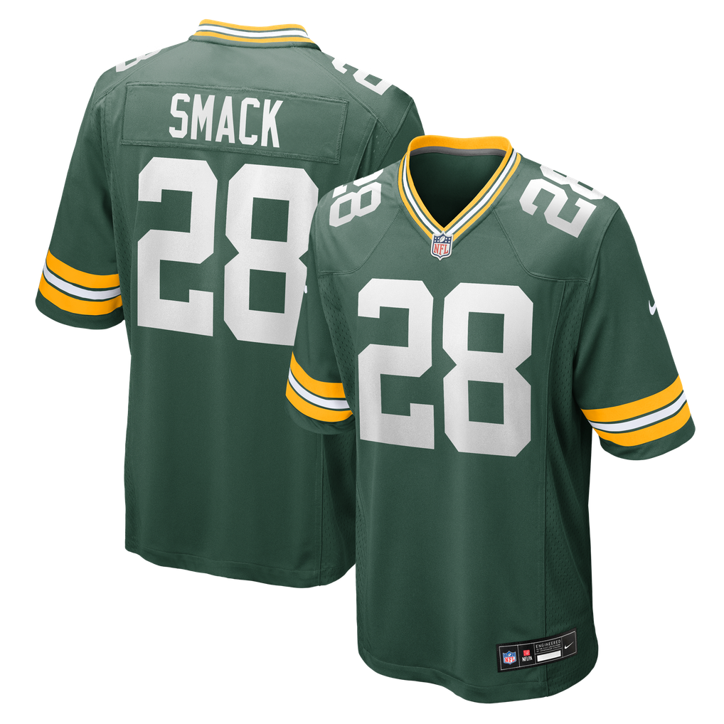 Men's Green Bay Packers Trey Smack Nike Green Team Game Jersey - Image 1