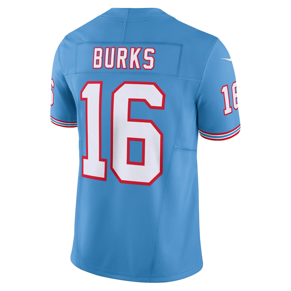 Men's Tennessee Titans Treylon Burks Nike Light Blue Vapor F.U.S.E. Limited Jersey - Image 4