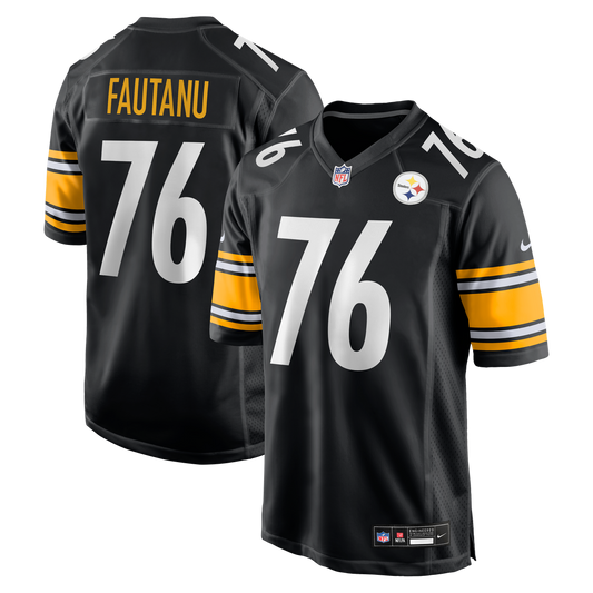 Men's Pittsburgh Steelers Troy Fautanu Nike Black  Player Game Jersey - Image 1
