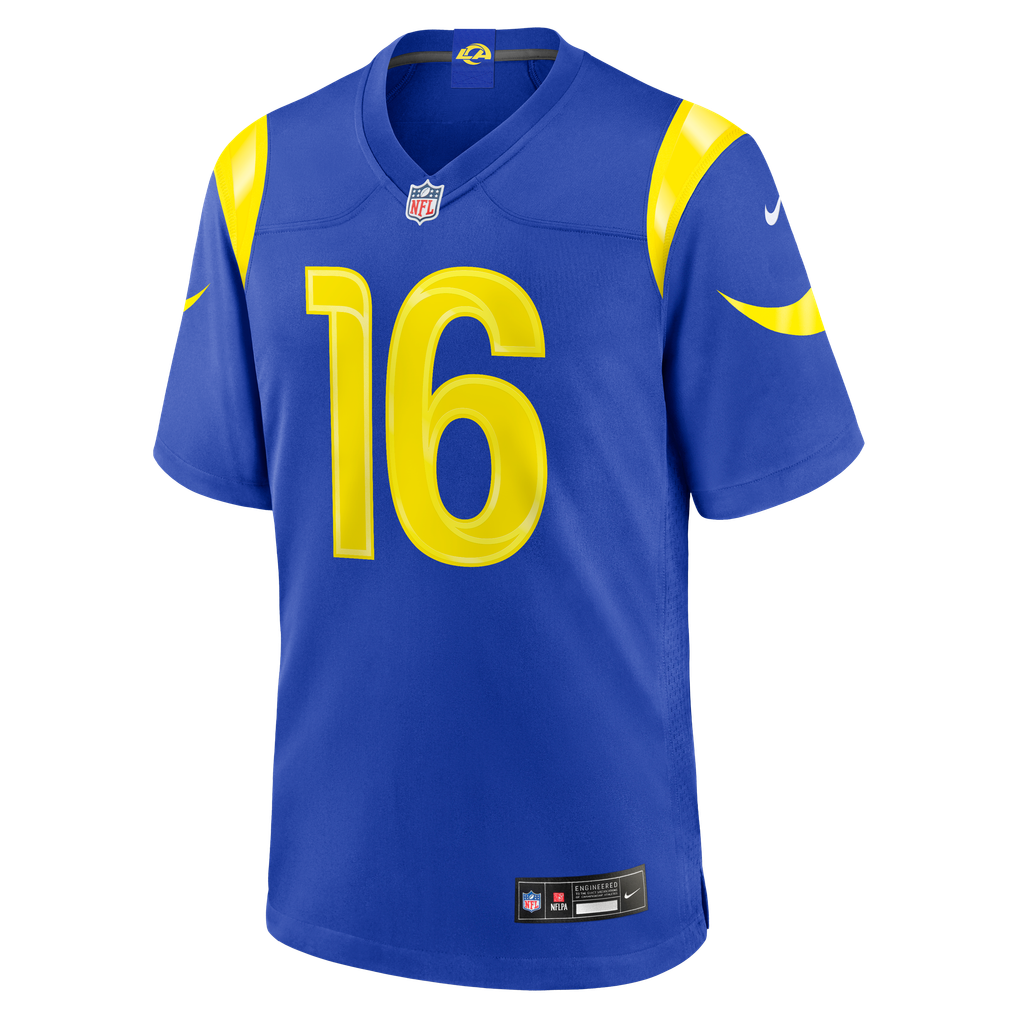 Men's Los Angeles Rams Tru Edwards Nike Royal Team Game Jersey - Image 3