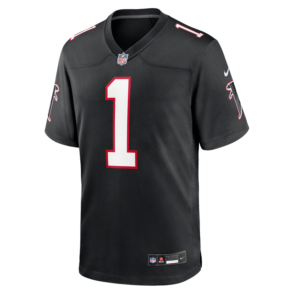 Men's Atlanta Falcons Tua Tagovailoa Nike Black Alternate Game Jersey