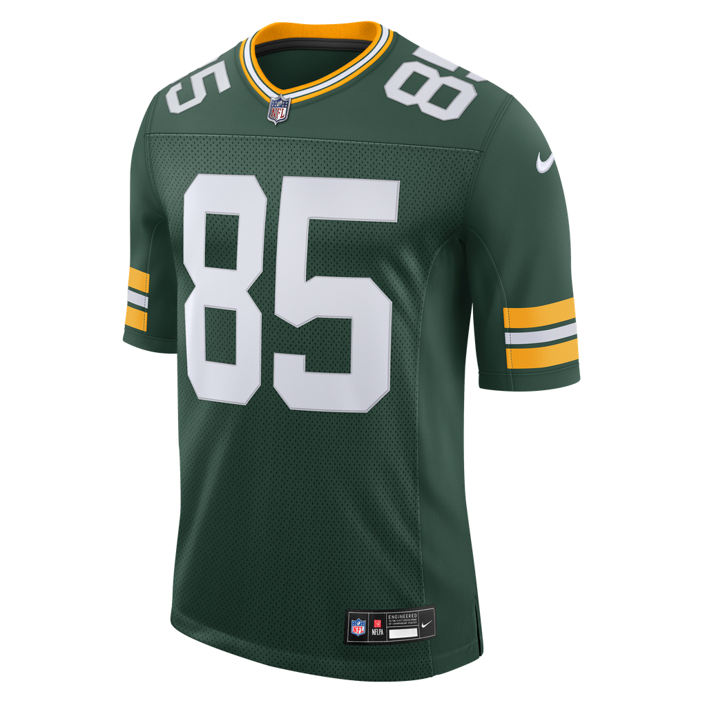 Men's Green Bay Packers Tucker Kraft Nike Green Vapor Untouchable Stitched Limited Jersey - Image 3