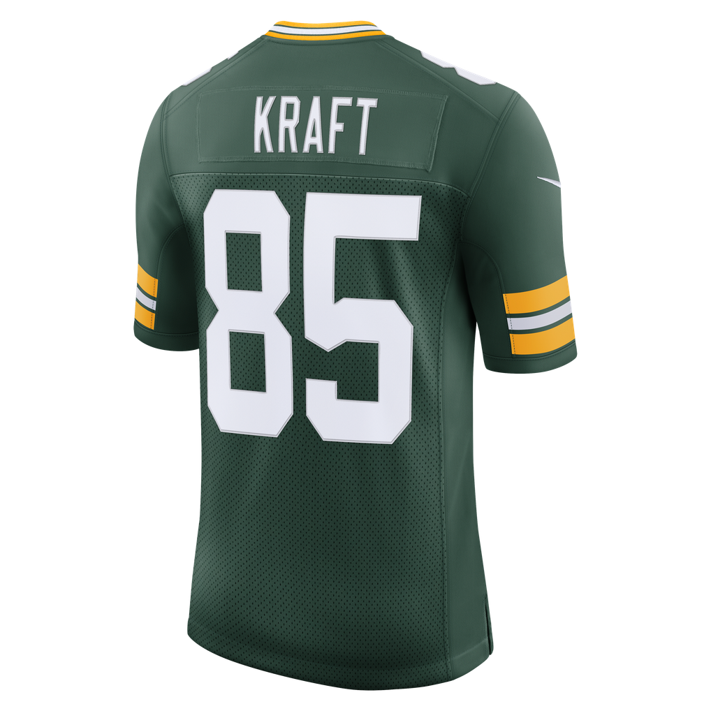 Men's Green Bay Packers Tucker Kraft Nike Green Vapor Untouchable Stitched Limited Jersey - Image 4