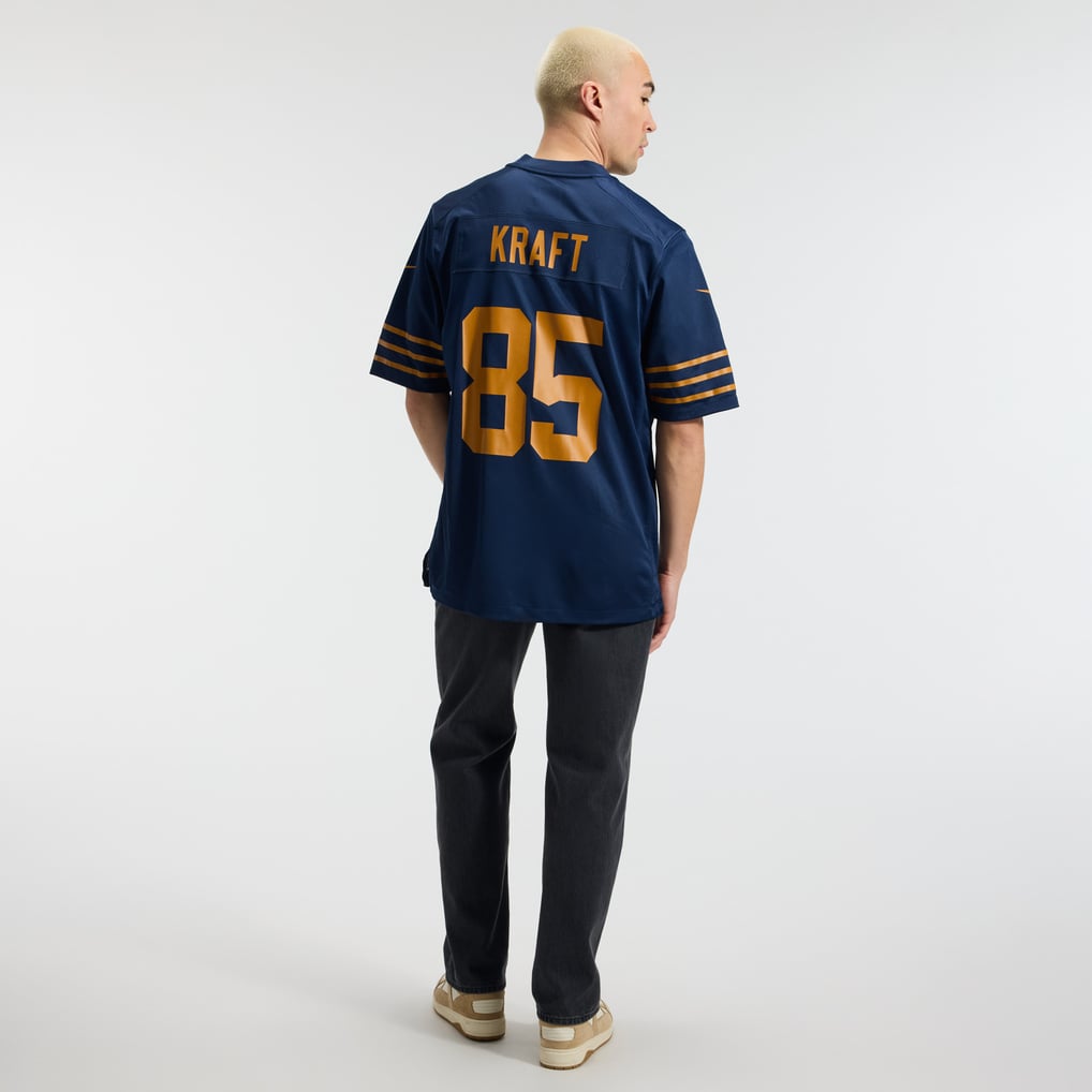 Men's Green Bay Packers Tucker Kraft Nike  Navy Alternate  Game Jersey - Image 6