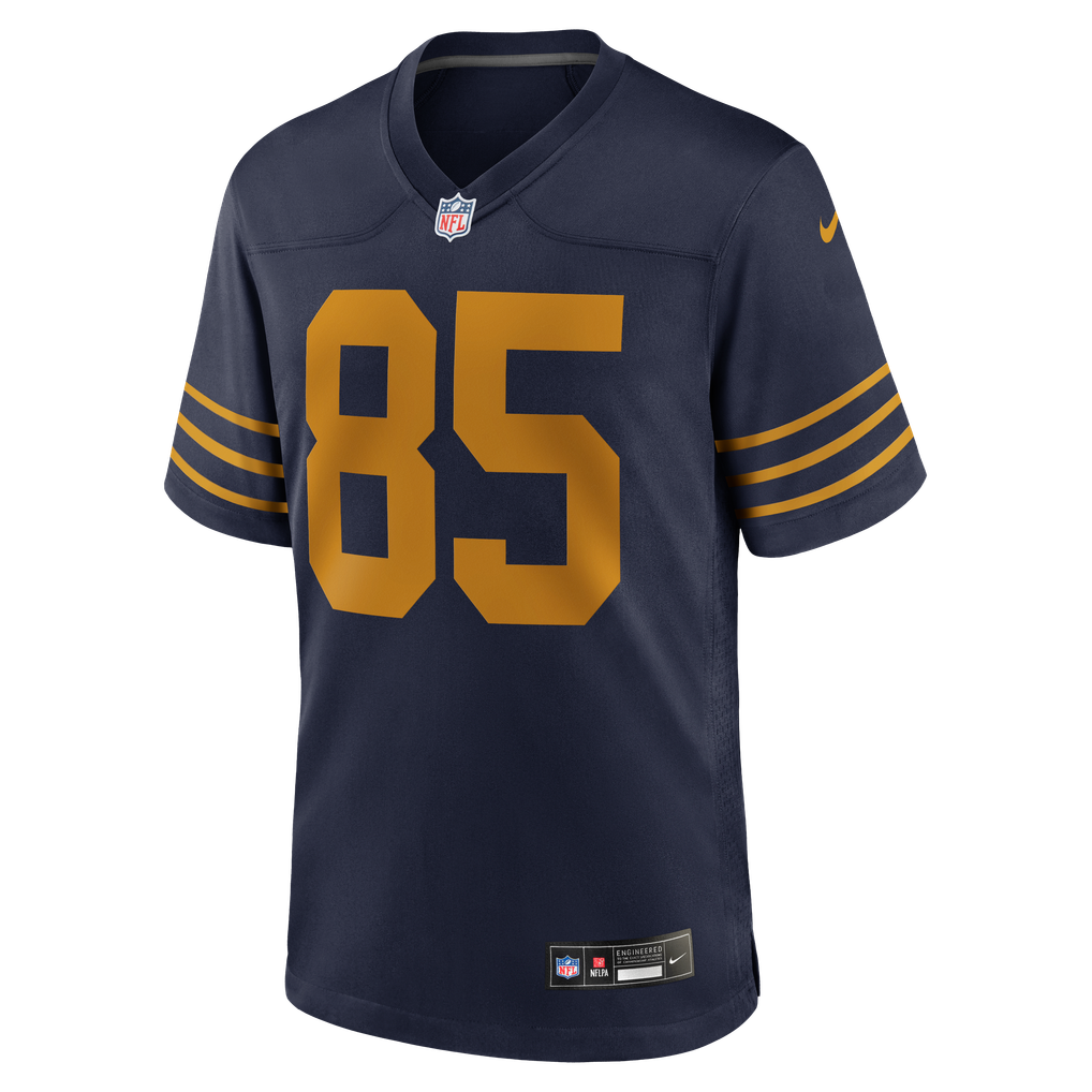 Men's Green Bay Packers Tucker Kraft Nike  Navy Alternate  Game Jersey - Image 7