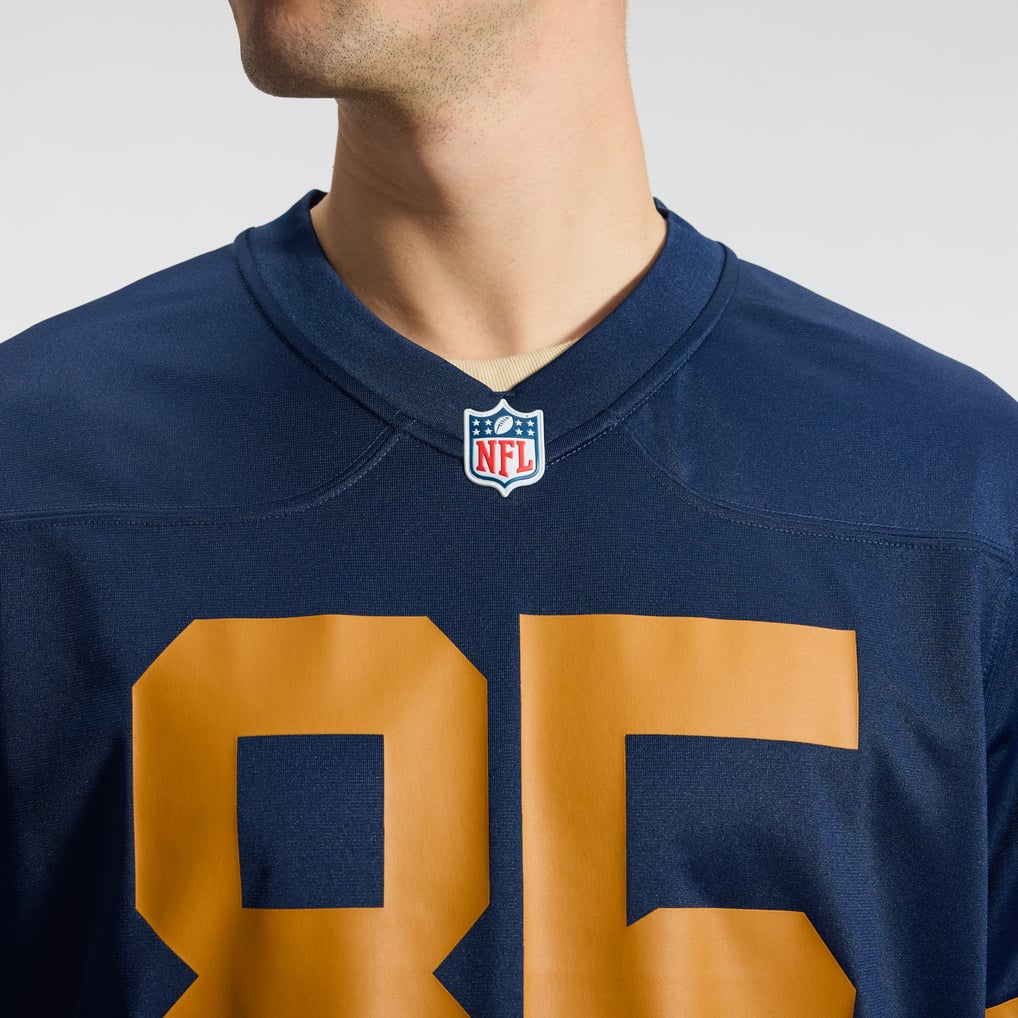 Men's Green Bay Packers Tucker Kraft Nike  Navy Alternate  Game Jersey - Image 10