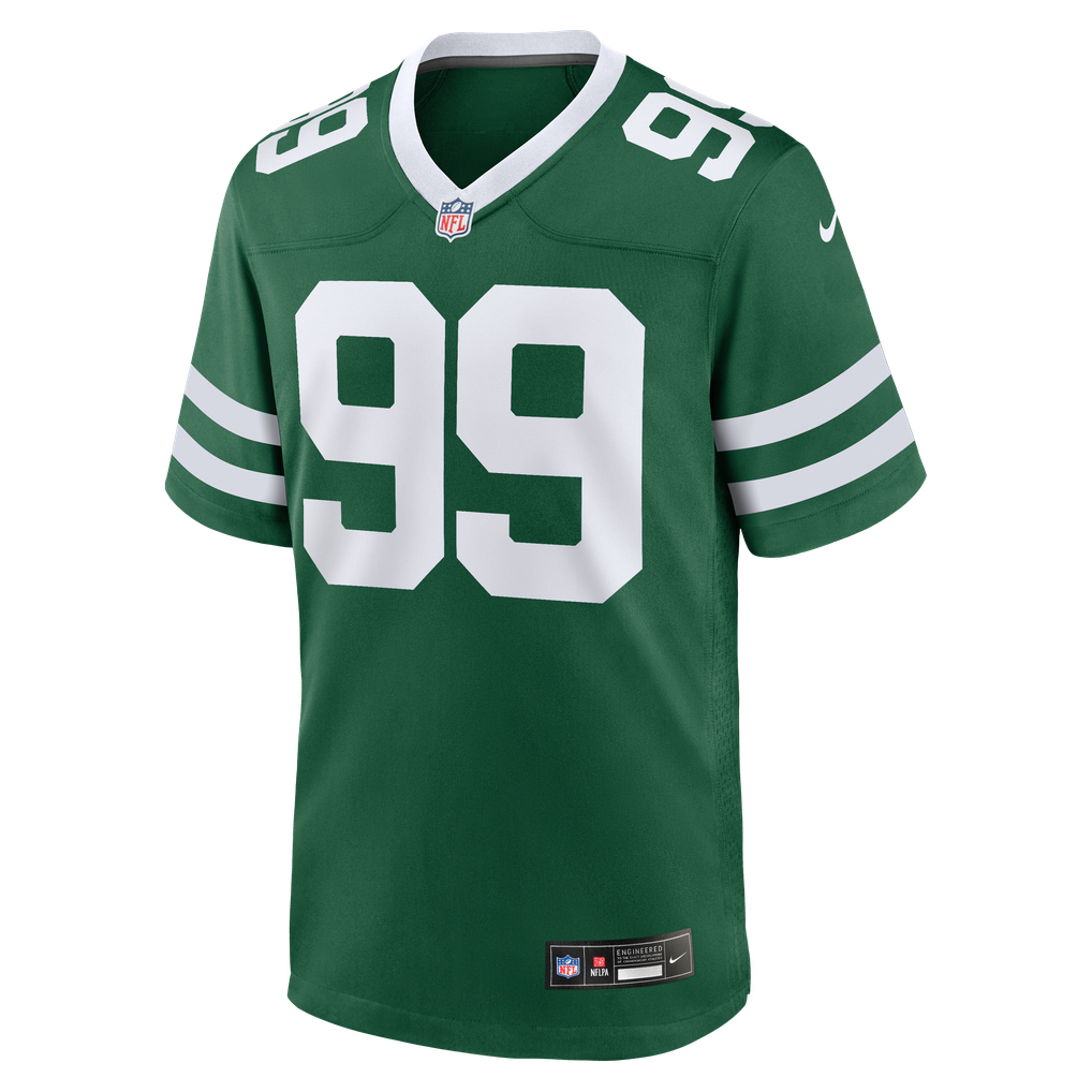 Men's New York Jets T'Vondre Sweat Nike Legacy Green Team Game Jersey - Image 3