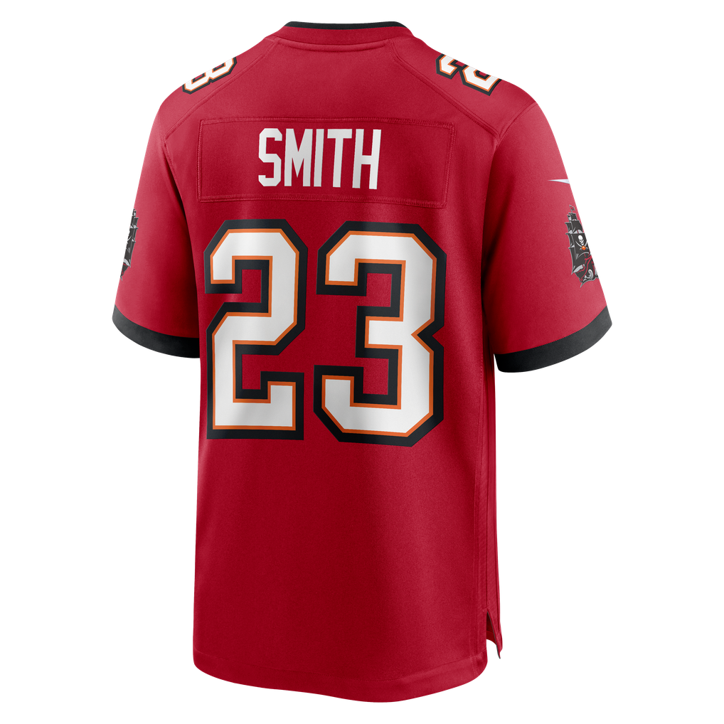 Men's Tampa Bay Buccaneers Tykee Smith Nike  Red  Game Jersey - Image 4