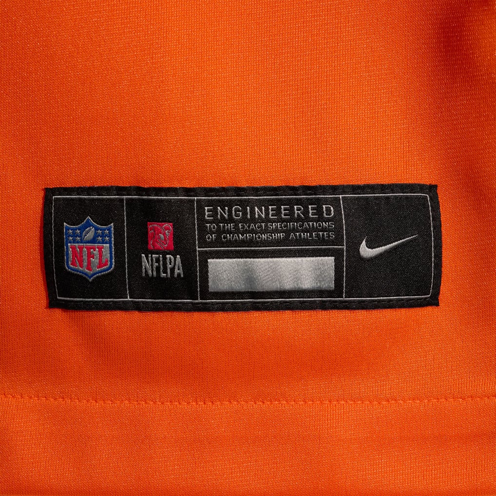 Men's Denver Broncos Tyler Badie Nike  Orange Team Game Jersey - Image 7